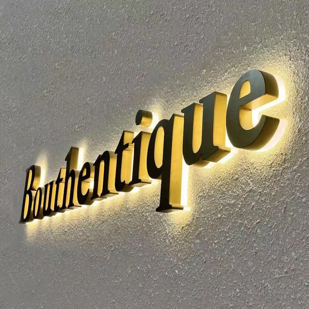 Huruf Timbul LED Backlit